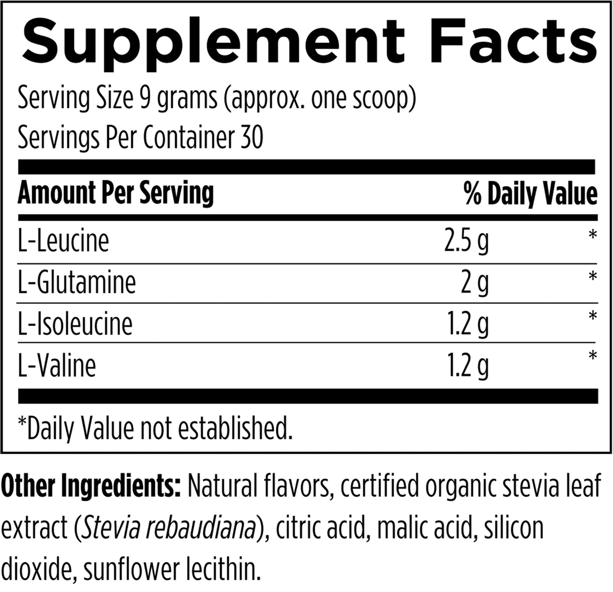 BCAA Powder with L-Glutamine 270g